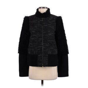 BCBGMaxAzria - Tweed & Faux Fur Jacket